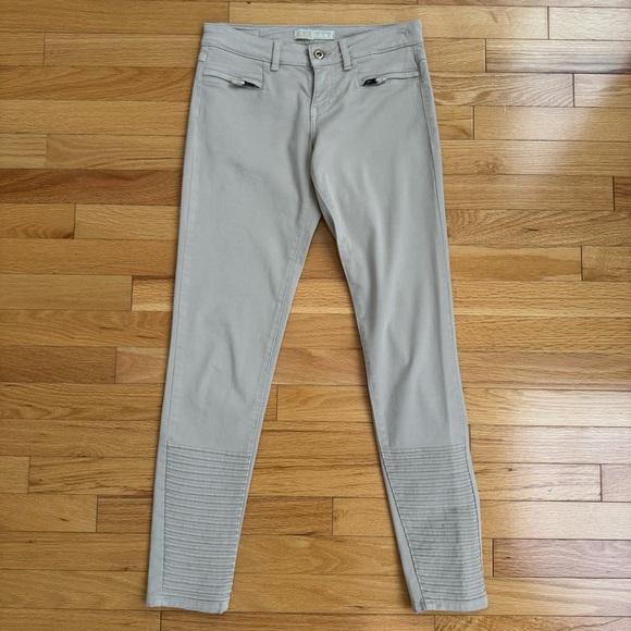 Zara beige / cream skinny jeans size 4 - Picture 1 of 6